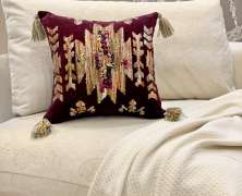 Декоративная подушка Laroche Джадира 45х45 с вышивкой - фото 1