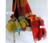 Шерстяной плед Steinbeck Mosel 338/2 многоцветный 130х180 - фото 3