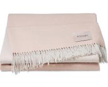 Плед шерстяной Biederlack JOOP! Sensual-Doubleface розовый/серый 130х180 в интернет-магазине Posteleon