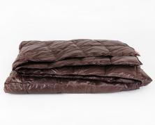 Дорожное одеяло Kauffmann Travel plaid Dark brown 140х200 легкое в интернет-магазине Posteleon