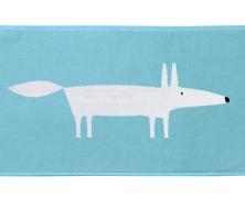 Махровый коврик для ванной Blanc des Vosges Fox Bleu 50х90 - фото 1