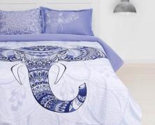 Постельное белье Этель ETR-690 Слон 1.5-спальное 143х215 ранфорс - основновное изображение