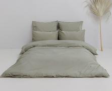 Постельное бельё Luxberry Soft Silk Sateen оливковый 1.5-спальное 150x210 сатин в интернет-магазине Posteleon