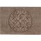 Коврик для ванной Leitner Leinen Rosetta коричневый 65х120 хлопок/лён - фото 1