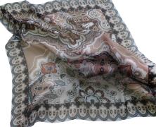 Шейный шёлковый платок Luxury Silk & Wool Modern 65х65 см - фото 3