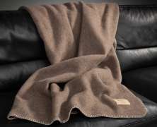 Одеяло тканое из шерсти ягненка Steinbeck Gabun Natur 150х200 - фото 3