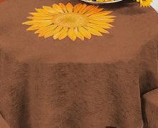 Гобеленовая скатерть Girasole Marrone 140x180, Eurogal в интернет-магазине Posteleon