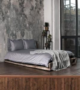 Постельное бельё Luxberry Daily Bedding стальной семейное 2/150x210 сатин - основновное изображение