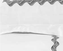 Декоративная наволочка Hamam Wave Sateen 50х70 хлопок сатин - фото 4