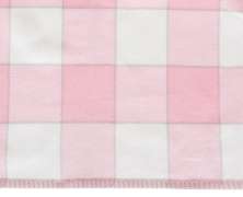 Плед хлопковый Luxberry Vanessa 100х150 розовый/белый - фото 1