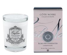 Ароматическая свеча Cote Noite Charente Rose 185 гр. white