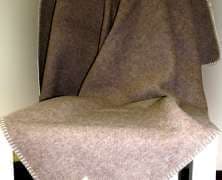 Одеяло тканое из шерсти ягненка Steinbeck Gabun Natur 150х200 в интернет-магазине Posteleon