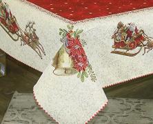 Декоративная салфетка Vingi Ricami Noel Bell 100х100 гобелен - фото 3