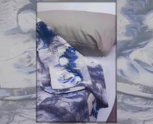 Одеяло-покрывало Servalli Rever Blue 255х255 хлопок/полиэстер