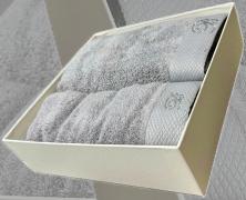 Комплект из 2 полотенец Blumarine Benessere Celeste 40x60 и 60x110 в интернет-магазине Posteleon