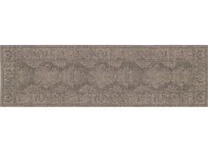 Льняная скатерть-дорожка Leitner Leinen Fresko серая 47х150 - основновное изображение
