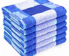 Банное полотенце Emanuela Galizzi Boston Jeans blue 90x195 - фото 5