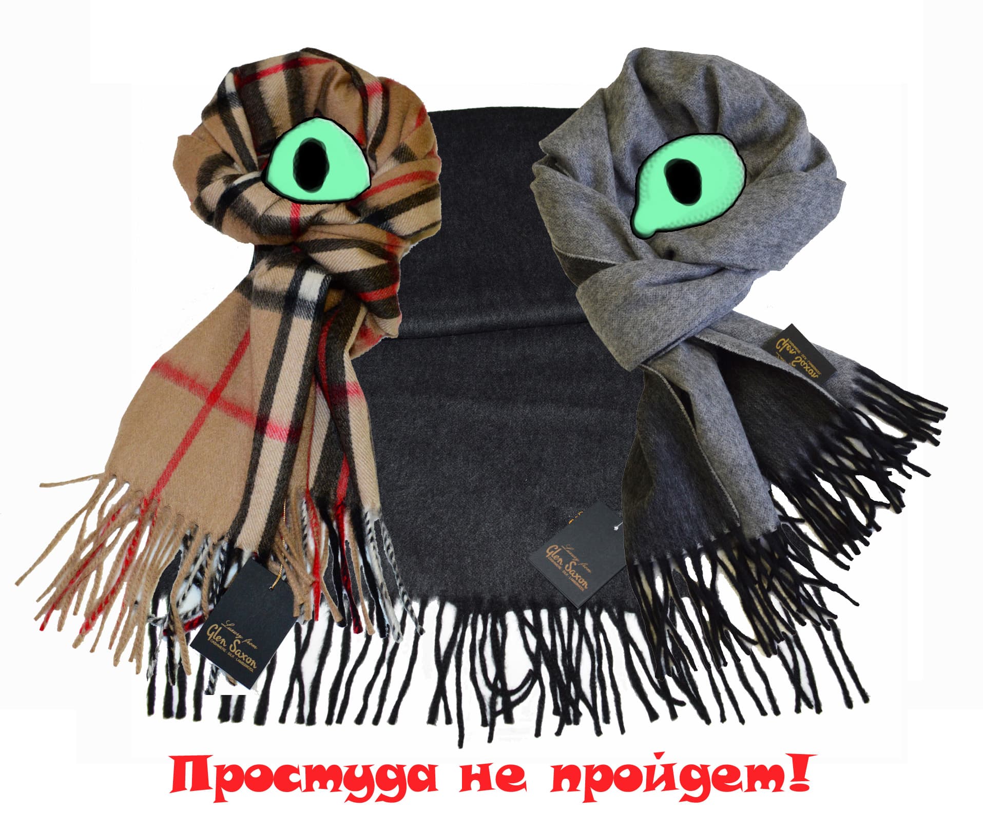 Эксклюзивные шарфы Glen Saxon на страже Вашего здоровья! Эксклюзивные шарфы Glen Saxon на страже Вашего здоровья!