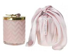 Ароматическая свеча Cote Noite Herringbone Pink 600 гр. в интернет-магазине Posteleon