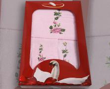 Комплект из 3 полотенец Grand Textil Giglio Rosa 40x60, 60x110 и 110x150 в интернет-магазине Posteleon