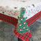 Новогодняя скатерть Vingi Ricami Abete 140х240 гобелен - фото 1