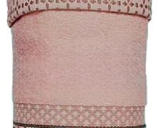 Комплект из 2 полотенец Vingi Ricami Grace Rosa 40x60 и 60x110 - фото 2