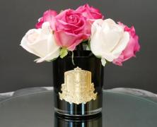 Ароматизированный букет Cote Noire Rose Magenta Pink Blush black - фото 4
