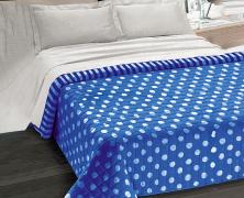 Одеяло-покрывало Servalli Pois Blu 240х260 полиэстер - фото 1